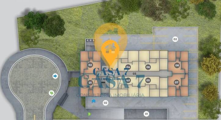 Apartamento à venda com 2 quartos, 80m² - Foto 2
