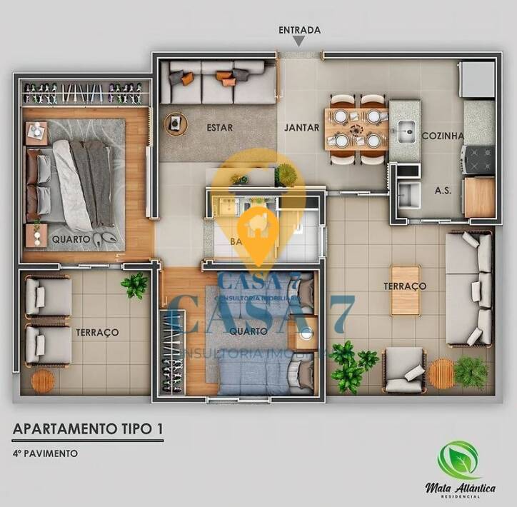 Apartamento à venda com 2 quartos, 80m² - Foto 5